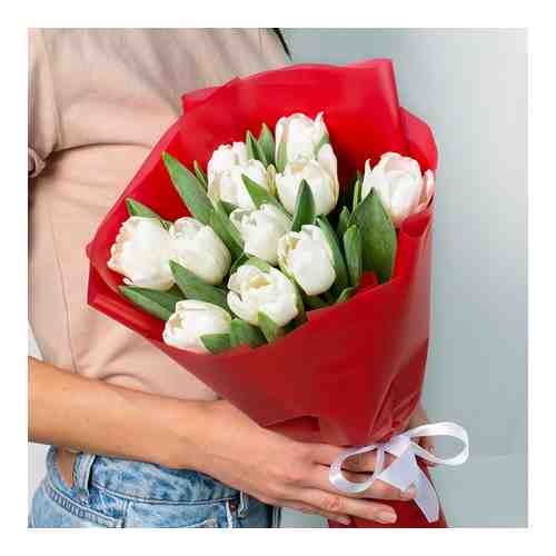 Л'Этуаль Flowers Букет из белых тюльпанов 11 шт. арт. flowwow58476702