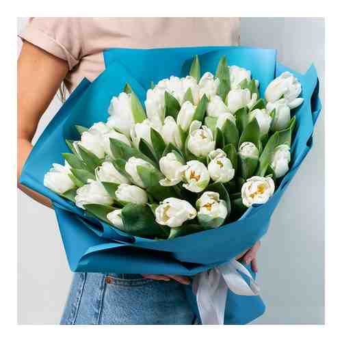 Л'Этуаль Flowers Букет из белых тюльпанов 35 шт. арт. flowwow58476751