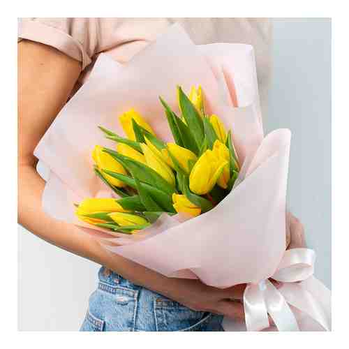 Л'Этуаль Flowers Букет из желтых тюльпанов 15 шт. арт. flowwow58476528