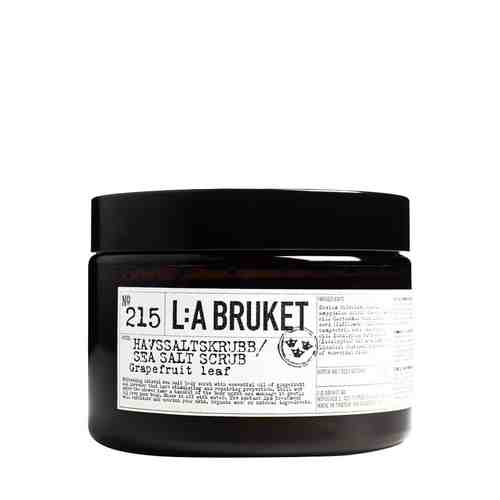 LA BRUKET Скраб для тела № 215 GRAPEFRUIT LEAF Sea Salt Scrub арт. 127800197
