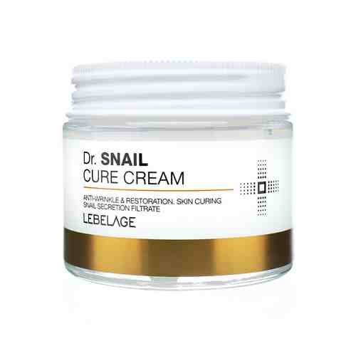 LEBELAGE Крем для лица с Муцином улитки антивозрастной Dr. Snail Cure Cream арт. 131900639