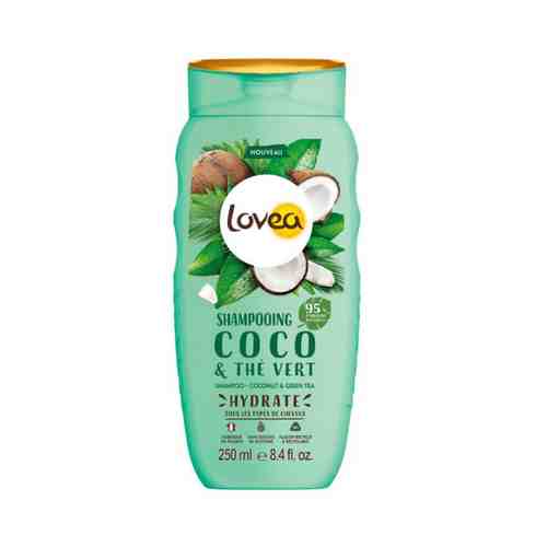 LOVEA Шампунь увлажняющий для всех типов волос  Кокос-Зеленый Чай арт. 125200665