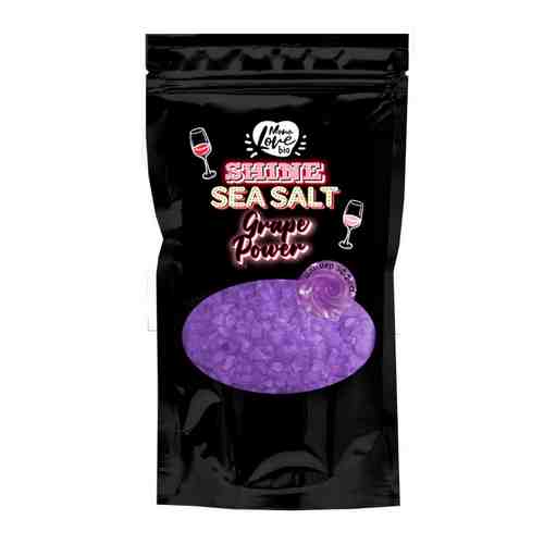 MONOLOVE BIO Морская соль для ванны с шиммером виноград арт. 129300097