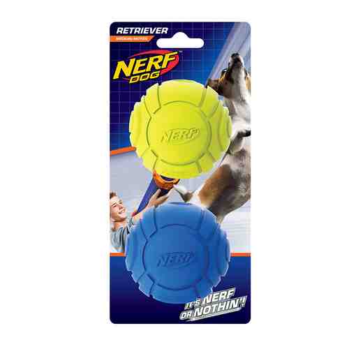 NERF Мяч резиновый пищащий, 6 см арт. 132700189