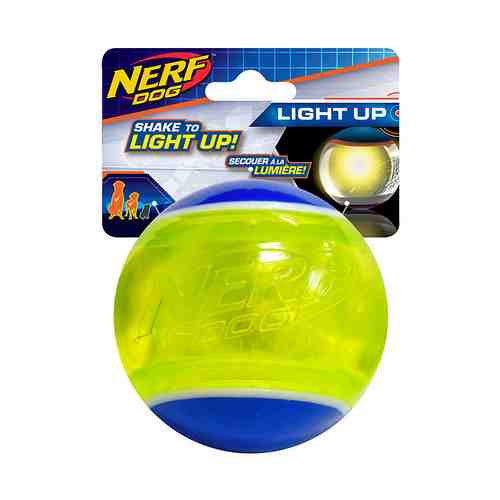 NERF Мяч светящийся прозрачный арт. 132700220