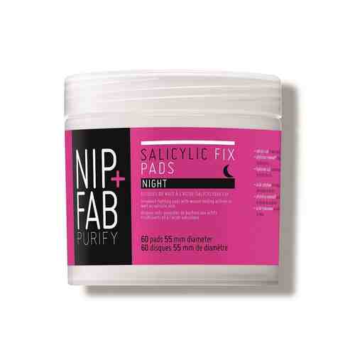 NIP&FAB Диски для лица ночные очищающие с салициловой кислотой PURIFY SALICYLIC FIX PADS NIGHT арт. 134500700
