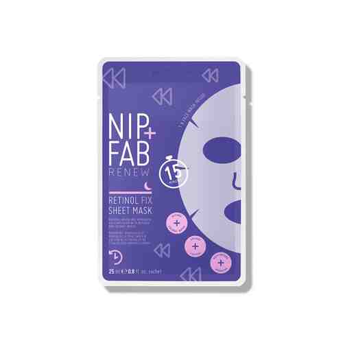 NIP&FAB Маска для лица тканевая с ретинолом RENEW RETINOL FIX SHEET MASK арт. 134500697