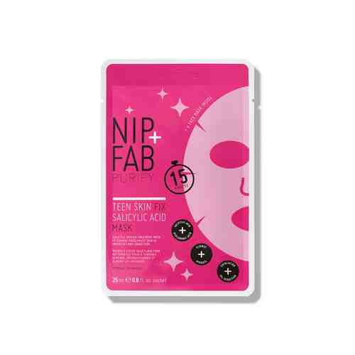 NIP&FAB Маска для лица тканевая с салициловой кислотой PURIFY TEEN SKIN FIX SALICYLIC ACID MASK арт. 134500701