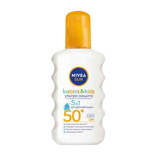 NIVEA Спрей солнцезащитный для чувствительной кожи детский Ультра Защита SPF 50+ арт. 78500056