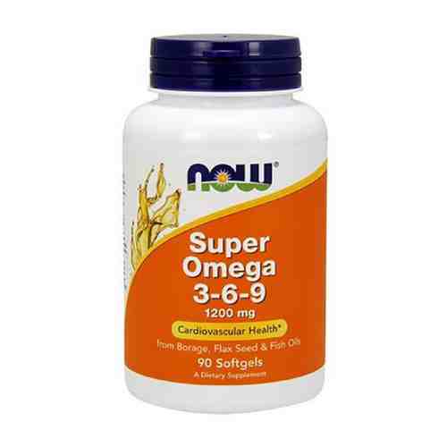 NOW Супер Омега 3-6-9 1600 мг арт. 120000337