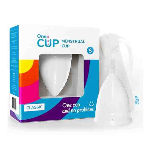 ONECUP Менструальная чаша Classic белая размер S арт. 127500260