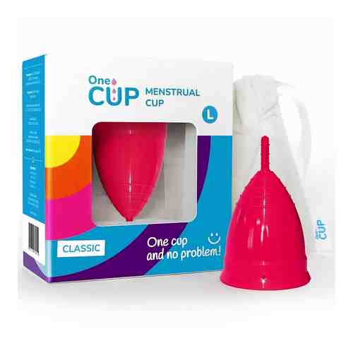 ONECUP Менструальная чаша Classic розовая размер L арт. 127500259