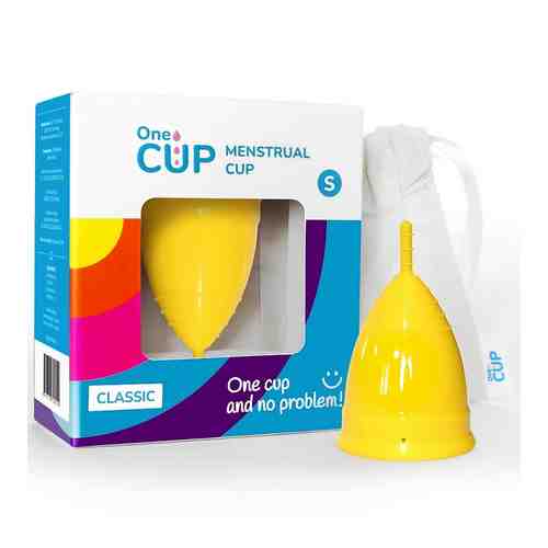 ONECUP Менструальная чаша Classic желтая размер S арт. 127500262