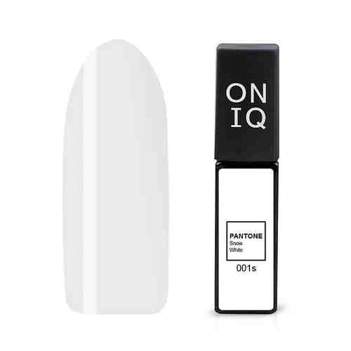 Oniq Гель-лак для ногтей #001 PANTONE: Snow white, 6 мл арт. 128500017