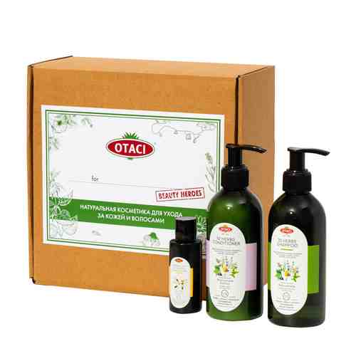 OTACI Набор шампунь и кондиционер с травами для жирных волос для роста, против выпадения арт. 131401405