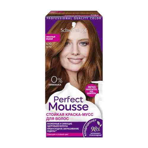 PERFECT MOUSSE Краска-мусс для волос с ухаживающими компонентами арт. 124700172