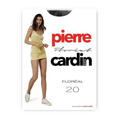 PIERRE CARDIN Колготки женские 20 ден Floreal maxi nero арт. 104600103
