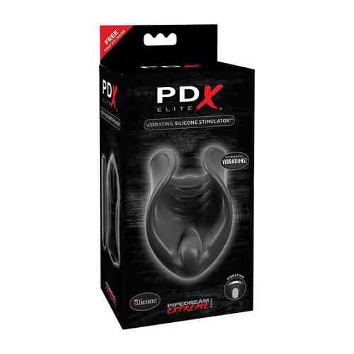 PIPEDREAM Вибростимулятор мастурбатор PDX Elite Vibrating Silicone Stimulator арт. 127400620