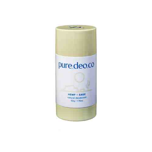 PURE DEO CO Дезодорант-стик без солей алюминия с пенькой и шалфеем арт. 99400032