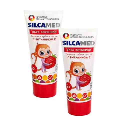 SILCAMED Детская зубная паста 2+ со вкусом Клубники арт. 127401456