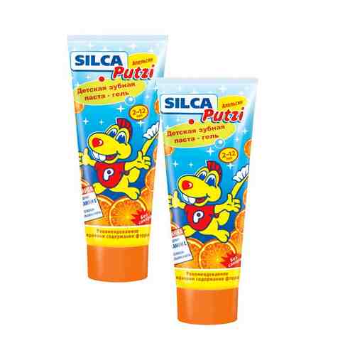 SILCAMED Гелевая детская зубная паста SILCA Putzi Апельсин арт. 127401483