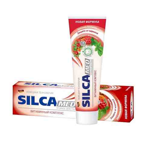 SILCAMED Зубная паста для укрепления десен и эмали Витаминный комплекс арт. 127401462