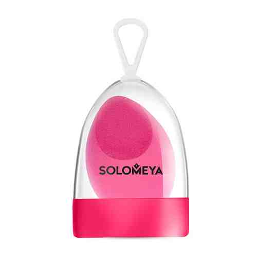 SOLOMEYA Косметический спонж для макияжа со срезом Розовый Flat End blending sponge Pink арт. 125700430