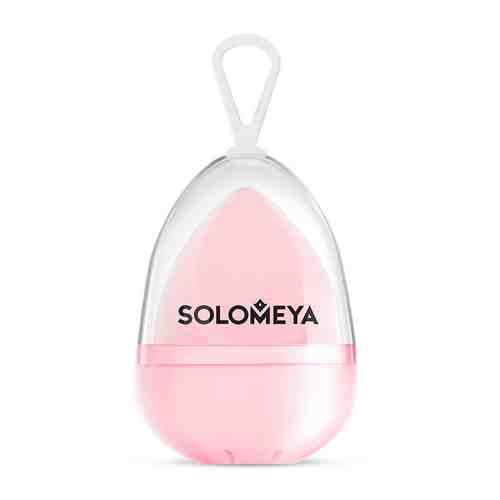 SOLOMEYA Вельветовый косметический спонж для макияжа Персик Microfiber Velvet Sponge Peach арт. 125700400