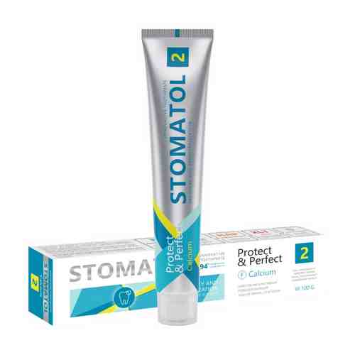 STOMATOL Calcium Зубная паста профилактическая укрепление и реминерализация эмали арт. 128100161
