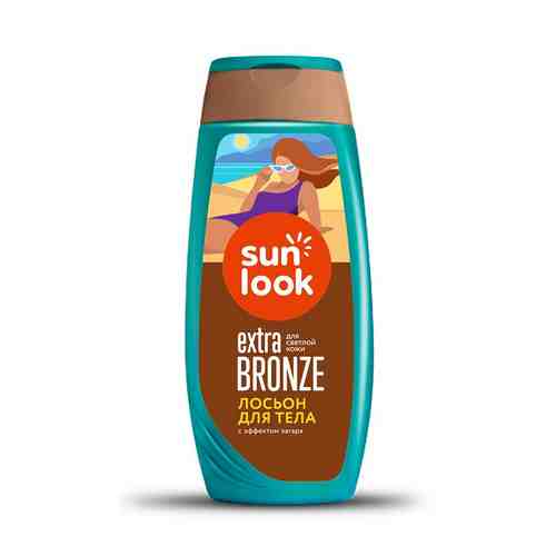 SUN LOOK Лосьон для тела I LOVE BRONZE с эффектом загара для светлой кожи арт. 107700981
