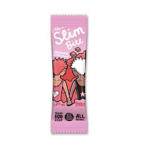 TAKE A SLIM BITE Батончик фруктово-ягодный Двойной шоколад арт. 120900400