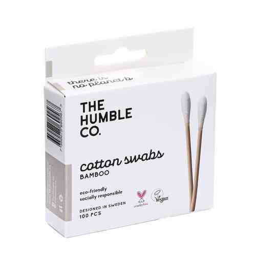 THE HUMBLE CO Ватные палочки натуральные бамбуковые белая вата арт. 124300081