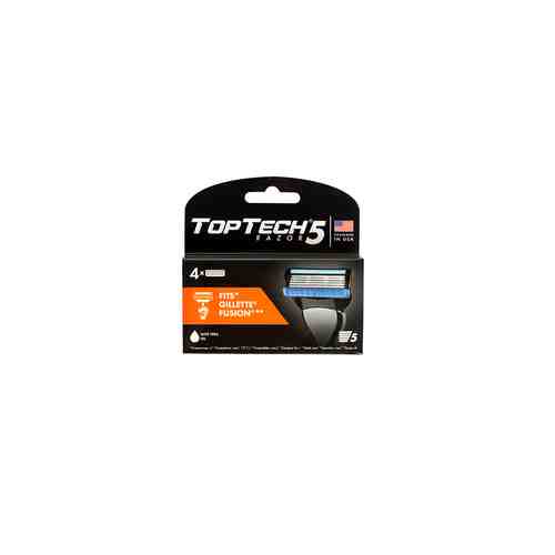 TopTech 4 сменные кассеты Razor 5 арт. 126201027