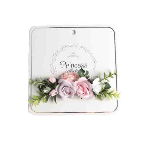 TWINKLE PRINCESS COLLECTION Заколка для волос Flowers Pink арт. 88400004