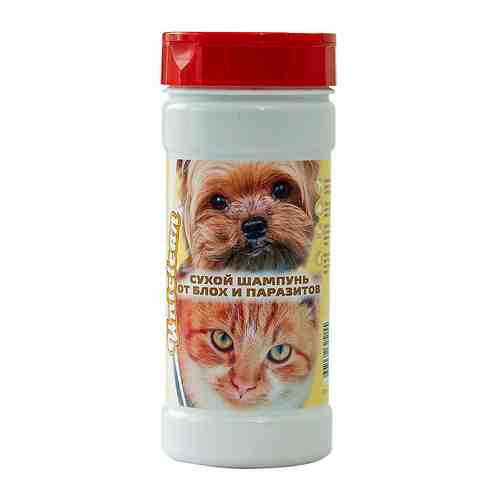 UNICLEAN Сухой гигиенический зоошампунь от блох и клещей для кошек и собак арт. 128500445