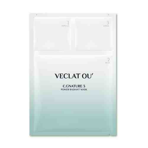 VECLAT OU' Трехэтапная тканевая маска для лица с витамином С и гиалуроновой кислотой арт. 131900375