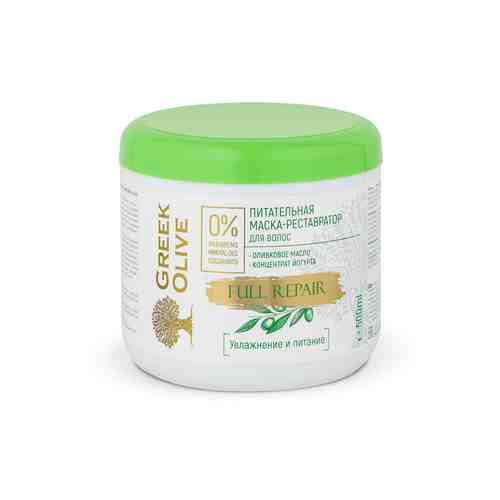 VILSEN Питательная маска-реставратор для волос с оливковым маслом и концентратом йогурта 