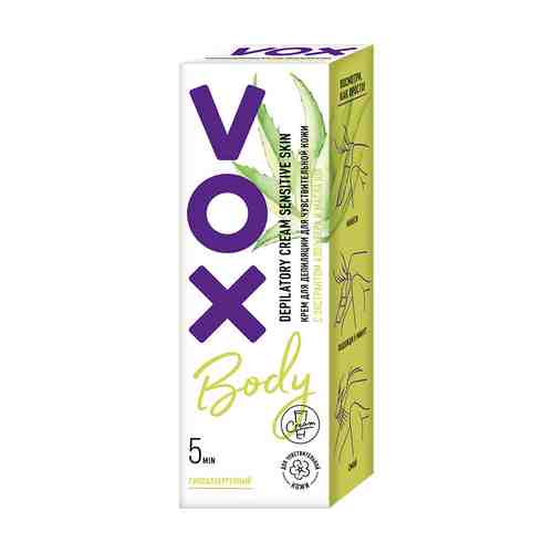 VOX Крем для депиляции VOX для чувствительной кожи арт. 107701103