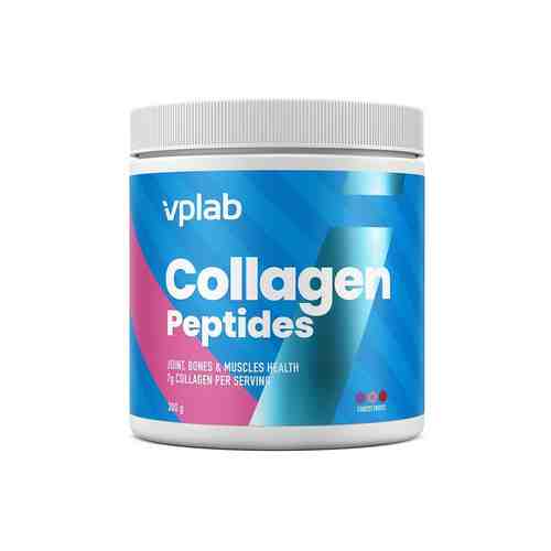 VPLAB Коллаген пептиды Collagen Peptides для красоты, гидролизованный коллаген, магний и витамин C, порошок, лесные ягоды арт. 127300274