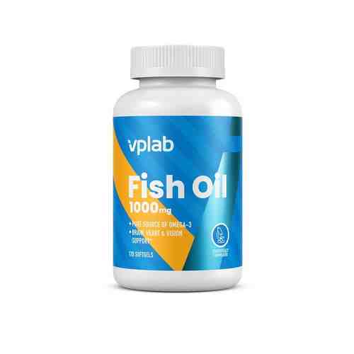VPLAB Рыбий жир Fish Oil, омега-3 незаменимые жирные кислоты, витамины А, D, Е арт. 127300282