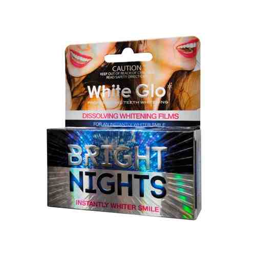 WHITE GLO Полоски отбеливающие Bright Nights №6 арт. 132800212