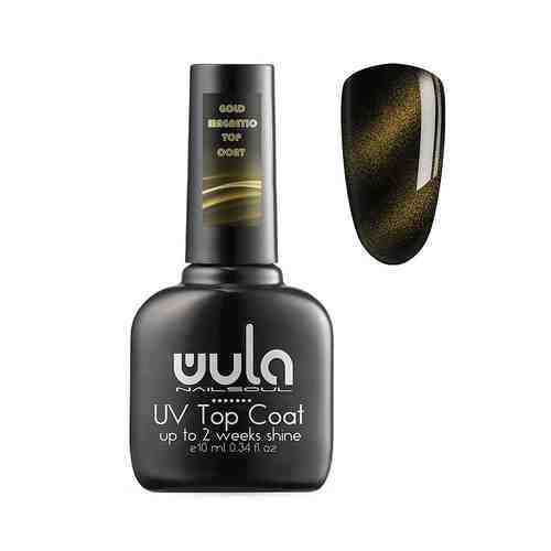 WULA NAILSOUL Wula nailsoul UV Magnetic top coat GOLD 10 мл арт. 127401585