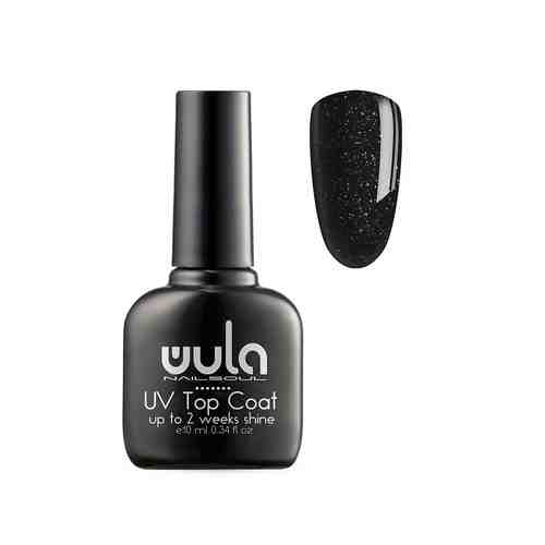 WULA NAILSOUL Wula nailsoul UV Верхнее покрытие с шиммером Soft shimmer Top Coat, тон 102, 10мл арт. 127401572