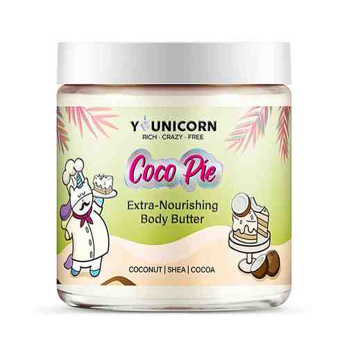 YOUNICORN Взбитый экстра-питательный крем-баттер для тела COCO PIE с маслом кокоса и витамином Е арт. 133600395