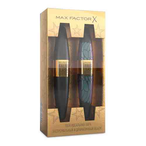 MAX FACTOR Подарочный набор Тушь для ресниц False Lash Effect, Тон Black + Тушь Для Ресниц False Lash Effect, Тон Raven Black арт. 124700267