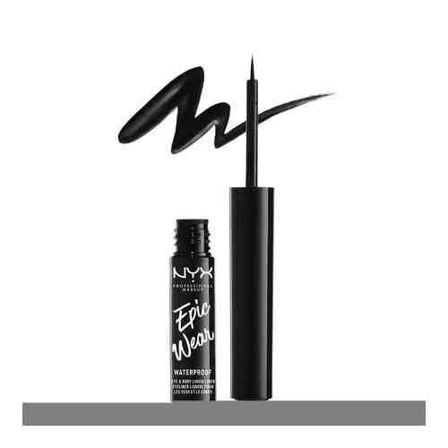 NYX Professional Makeup Водостойкий матовый лайнер для глаз EPIC WEAR EYE & BODY LIQUID LINER арт. 103800130