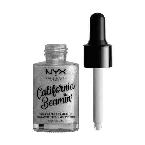 NYX Professional Makeup Жидкий хайлайтер для лица и тела CALIFORNIA BEAMIN' FACE AND BODY LIQUID HIGHLIGHTER арт. 106600213
